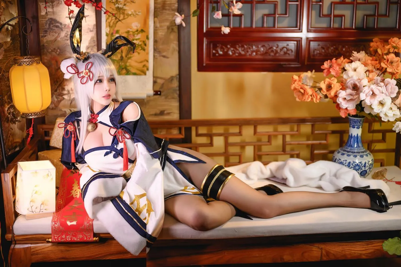 凛子酱 – NO.13 旗袍兔兔 [21P]插图